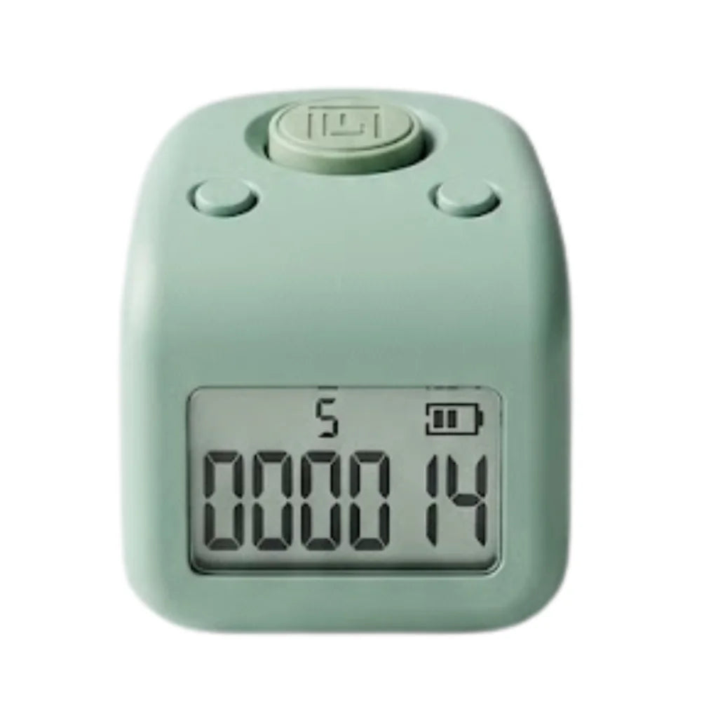 60 Lakh Japa Counting Capacity | Chargeable with C- Type, Digital Finger Clicker for Daily Sadhana | Premium Radha Naam Tally Counter