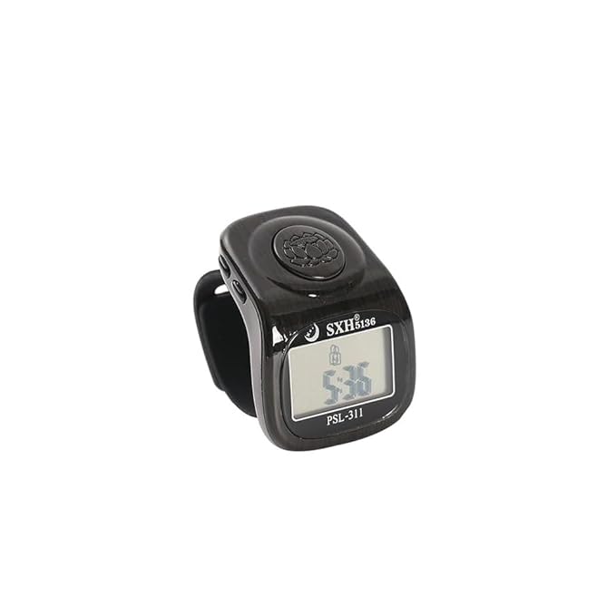60 Lakh Japa Counting Capacity | Chargeable with C- Type, Digital Finger Clicker for Daily Sadhana | Premium Radha Naam Tally Counter